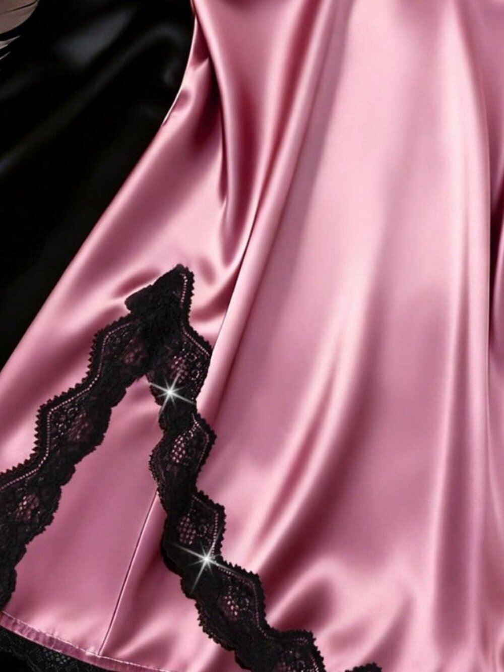 Lace detailed sexy lingerie nightgown - Picture 5 of 5